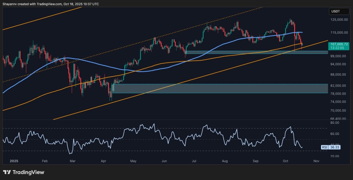 First Bearish Signs Appear as BTC Falls by $20K From ATH