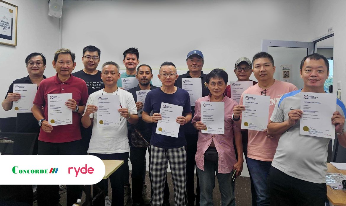 Ryde Expands Driver-Partner Career Pathways Through Facilities and Security Management Upskilling Programme